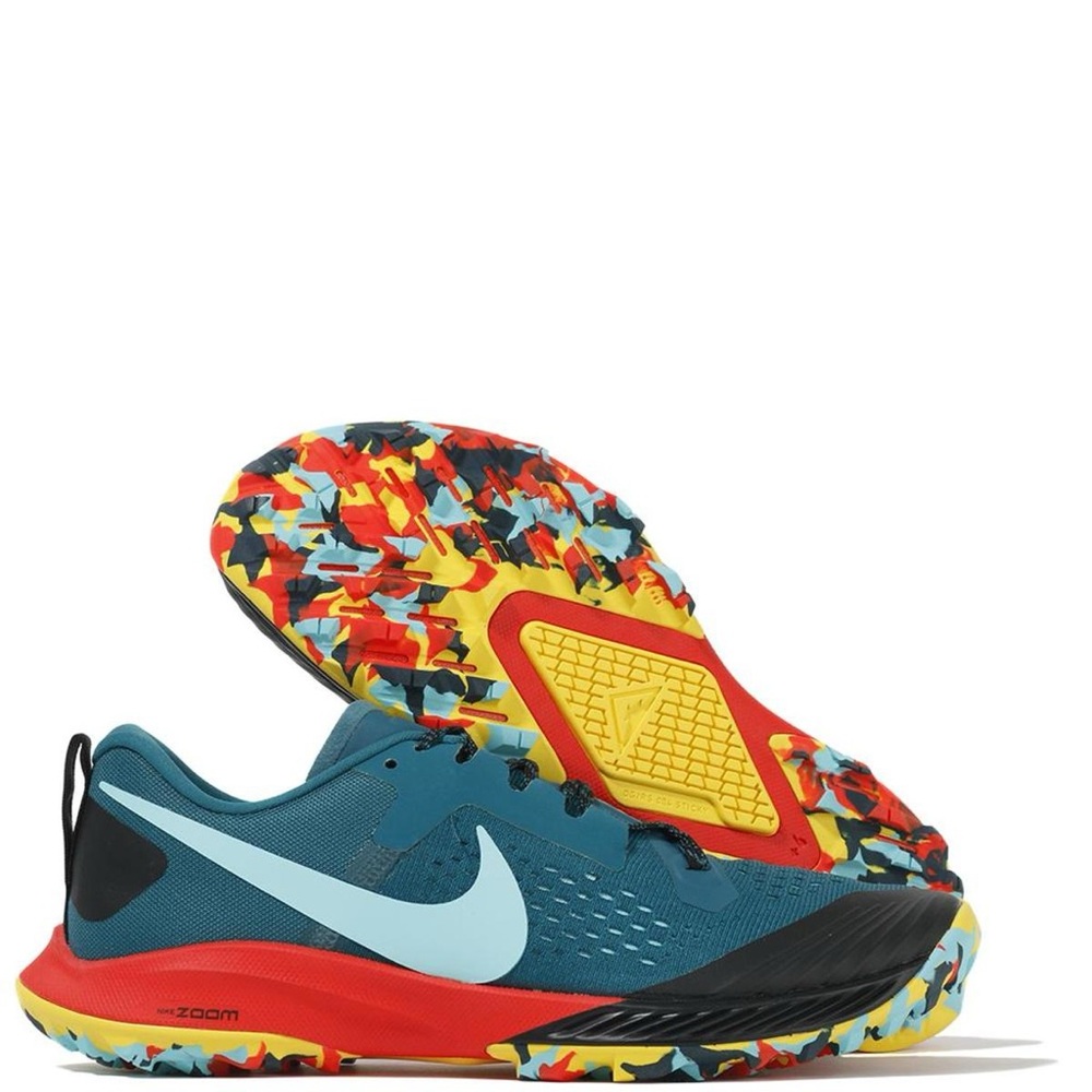 Nike Teal and Multicolor Women's Sneakers